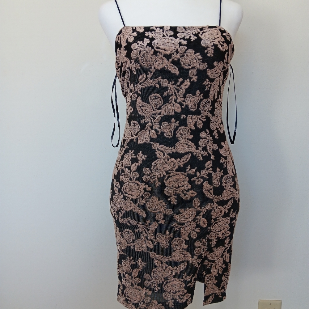 coquette dress with slit